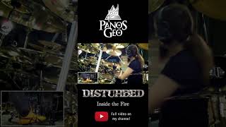 Disturbed - Inside the Fire | DRUM COVER (3) 🥁🥁🥁 #shorts