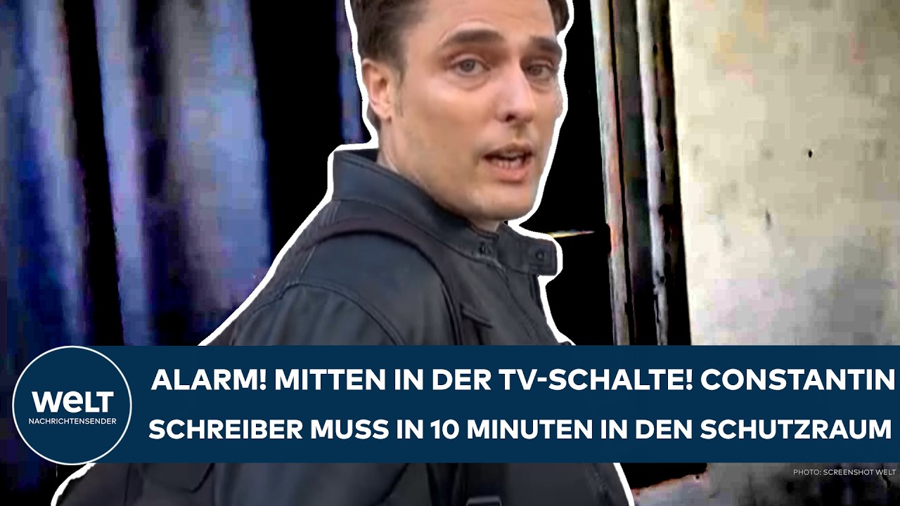 TEL AVIV: Alarm! Mitten in der TV-Schalte! Constantin Schreiber muss in 10 Minuten in den Schutzraum