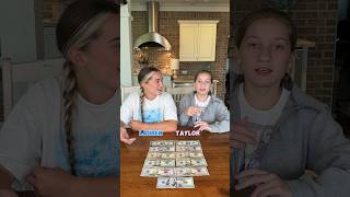 Sister vs. sister! Money trivia!! #familygamenight #familyfun #funny #challenge #familychallenge