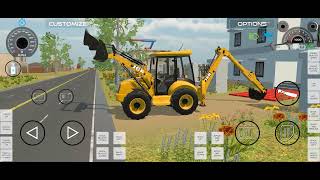 Indian vehicle simulator 3D new update JCB control dumper control like and subscribe