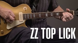 ZZ Top Guitar Lick Lesson ZZ Top Guitar Lick Lesson