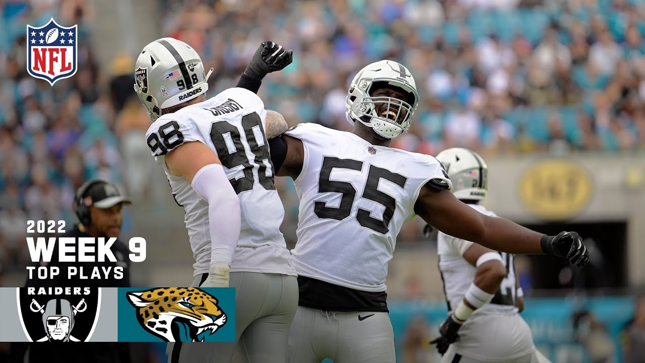 Raiders' Top Plays From Week 9 vs. Jacksonville Jaguars, Highlights