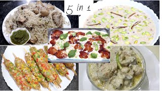 EID Special Recipe 5 in One By Yasmin Huma Khan