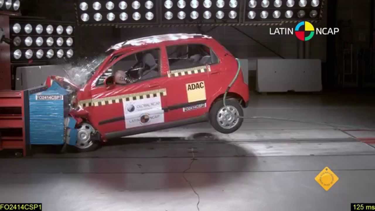 Chevrolet Spark CRASH TEST LatinNCAP 2014 0 Airbag YouTube