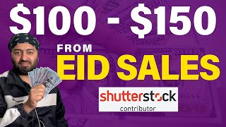 Design Eid Sale Graphics for Shutterstock and Earn Dollars