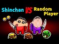 Shinchan vs random players  shinchan playing with random players  shinchan among us