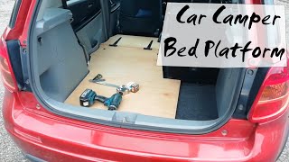 Car Camper Bed Platform | Suzuki SX4 Conversion