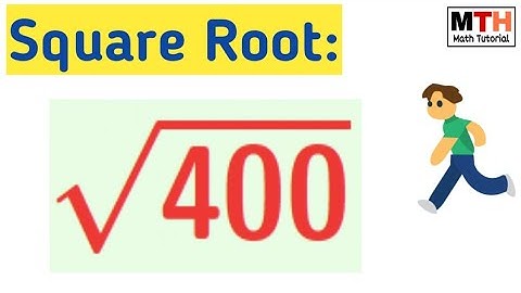 Square root of 400 || Root 400