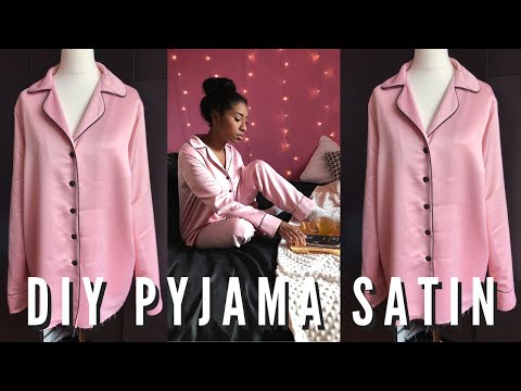 DIY PYJAMA SATIN | VICTORIA'S SECRET MODELS INSPIRED