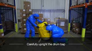Chemical Drum Gas-Tight Containment Bag by Respirex 251 views 7 months ago 1 minute, 11 seconds