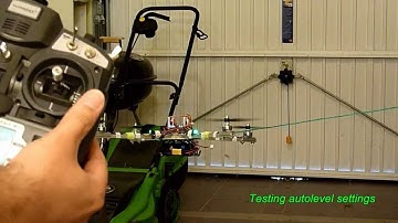 HK KK2.0 diy quad PID (PI) rate and autolevel rope check