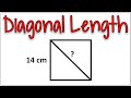 Understanding Diagonal Length of a Square