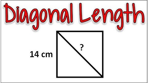 How the Pythagorean Theorem Can Help You Find the Diagonal Length of a Square