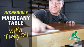 Here's A Beautiful Way to Finish Mahogany with Tung Oil, StepbyStep