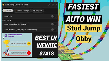 [NEW] OP Roblox Stud Jump Obby Script [PASTEBIN] | INFINITE STATS! | Auto Win | Auto Tap
