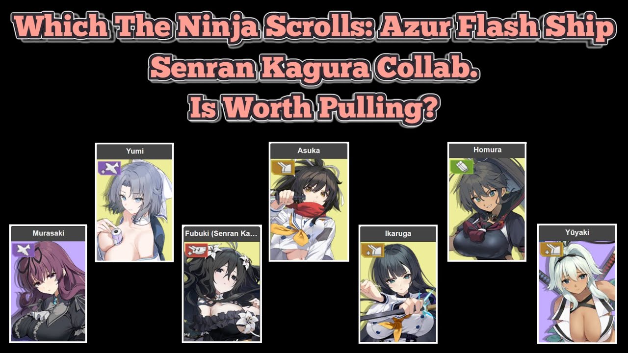 Senran Kagura Returns Thanks to Azur Lane Crossover Event But It's Still  Confined to Mobile