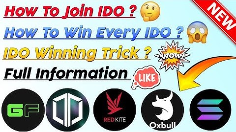 How To Join IDO ? | IDO Winning Trick | How To Win Every IDO | Full Information