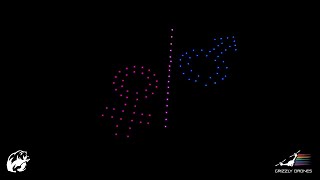 Gender Reveal Drone Show | Grizzly Drones