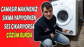 Çamaşır Makinem Sıkma Yaparken Takır Tukur Ses Çıkarıyor Diyorsanız Çözümü Burda