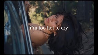 too hot to cry - nessa barrett (lyrics) 🤍 Resimi