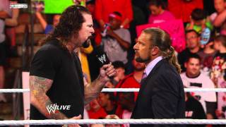 Raw - WWE COO Triple H fires Kevin Nash