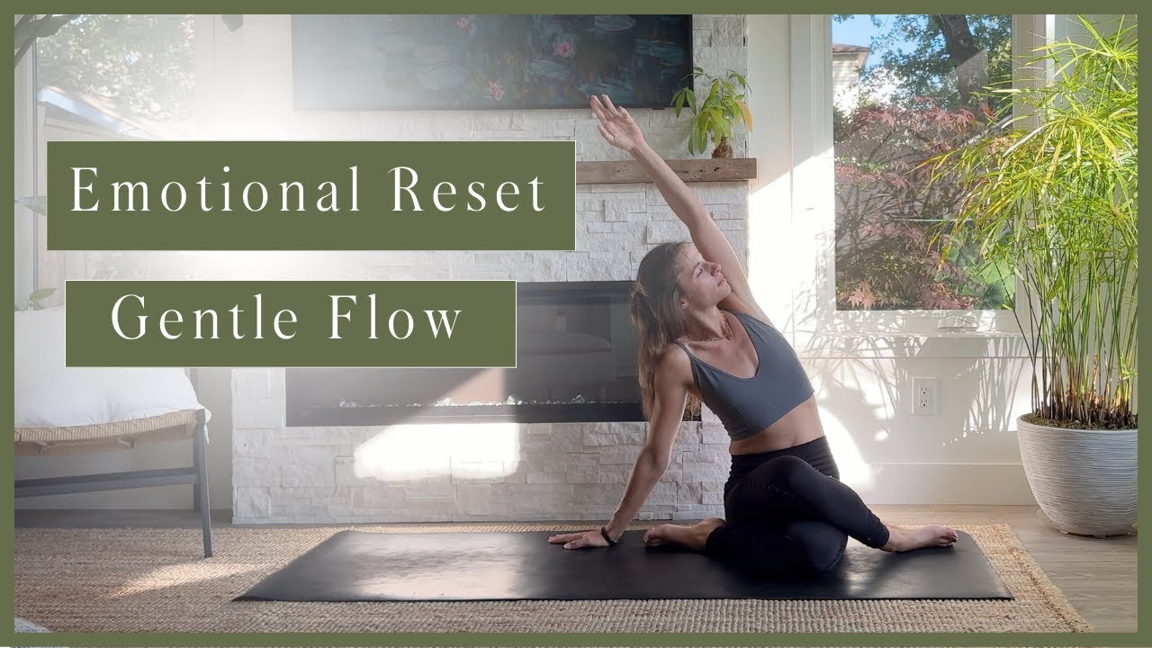 Yoga for After Work | 15 Minute Gentle Flow for Emotional Reset - YouTube