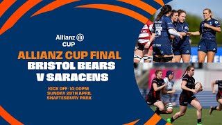 LIVE Allianz Cup Final  | Bristol Bears Women vs Saracens Women