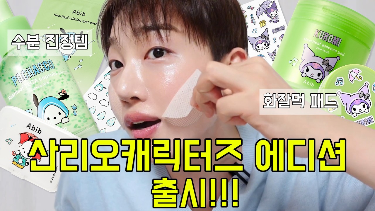 진정도 화잘먹도 잘하는데 산리오캐릭터즈 에디션까지...귀여워🥺💚