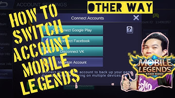 How to switch account on mobile legends USING GOOGLE PLAY GAMES