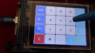 TFT 320QVT LCD Display using Modified Tiny BASIC Plus with URTouch library