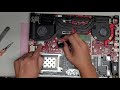 ASUS GL504G Disassembly RAM SSD Hard Drive Upgrade Fan Repair Thermal Paste Part 1 of 2 fixed on #2