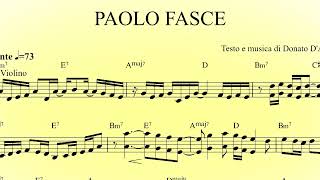&quot;Paolo Fasce&quot; – canzone di Donato D’Alessandro