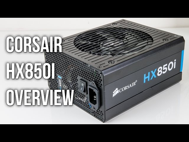 Corsair 850w Supply - YouTube