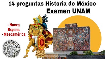 14 Preguntas de Historia de México para el EXAMEN UNAM | BANCO de preguntas Historia de México pt 1