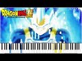 Dragon Ball Super OST - Genki Dama (Vegeta's Limit Break Form) | Piano Tutorial