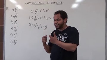 Quotient Rule of Exponents - Elementary Algebra