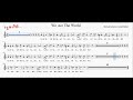 We Are The World - Flauto dolce  - Karaoke - Spartito - Note - Instrumental - Musica - Canto