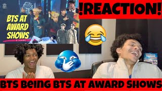 BTS being BTS at Award Shows🤣🤣 (REACTION)