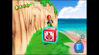 Super Mario Sunshine Gelato Beach Activating the Rocket Nozzle