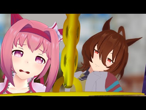 Umamusume Fan Animation: Trainer-Kun Helps an Old Man Escape from Tachyon’s Dangerous Experiment