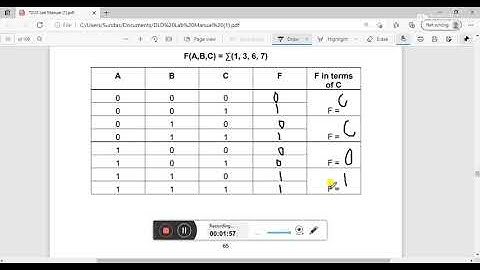 Digital Logic Design Lab 8 TASK-2: Implement the Boolean Function