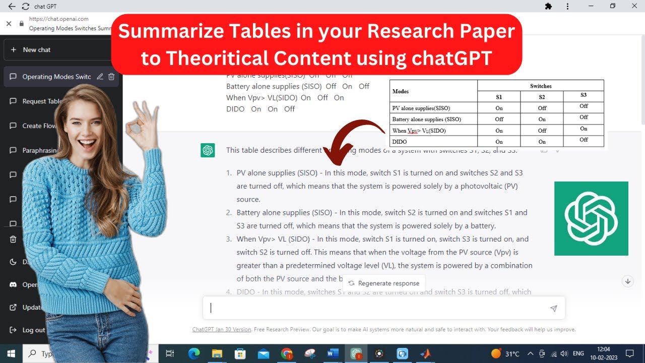 how to summarize research paper with chatgpt