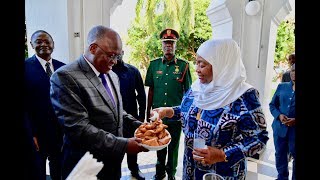 RAIS DKT. MAGUFULI AWAAPISHA  VIONGOZI MBALIMBALI  IKULU DSM   20 OCTOBER 2019