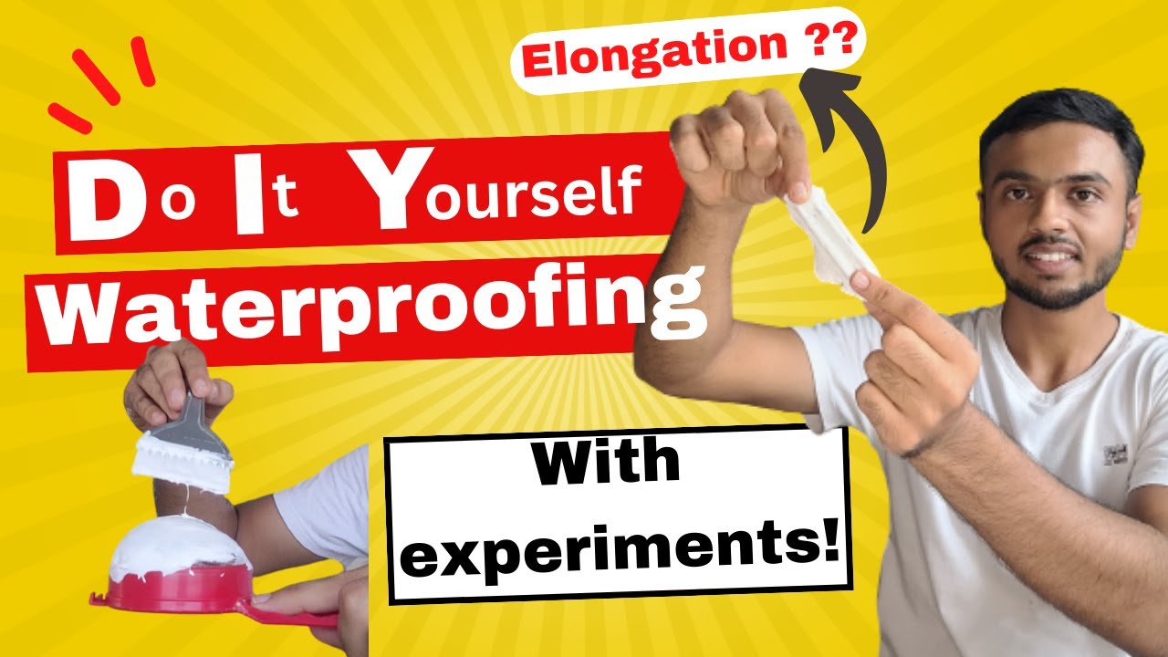 Best waterproofing solution for roof, walls and under tile! Ready to