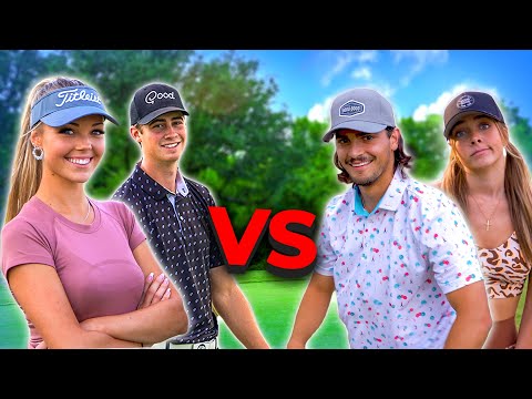 2v2 Golf Match | Claire & Garrett VS Matt & Maddie | GM GOLF