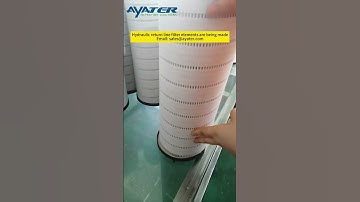 Hydraulic return line filter elements are being made