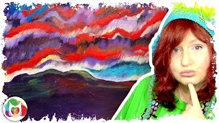 clouds painting paint sunset beginners acrylics acrylic sunsets easy canvas lessons theartsherpa tutorials sherpa watercolour