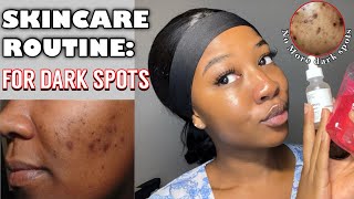 MY SKINCARE ROUTINE FOR DARK SPOTS &amp; SCARS ‼️| Simple and affordable