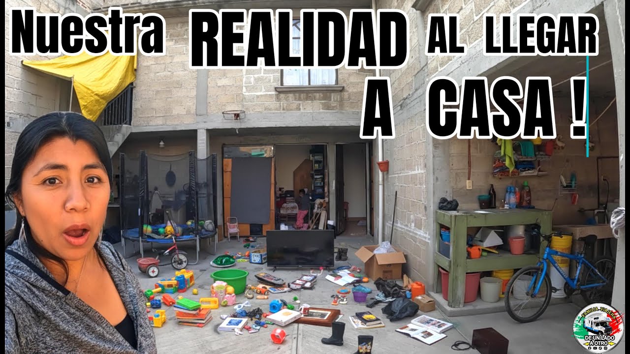 ¡EL CAOS TOTAL! Así nos encontramos la casa después de 3 años fuera 🤯📦🚲 - De un lado a otro