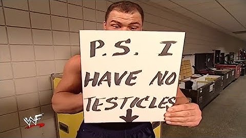 Kurt Angle & Edge Backstage Segment, SmackDown April 04,2002